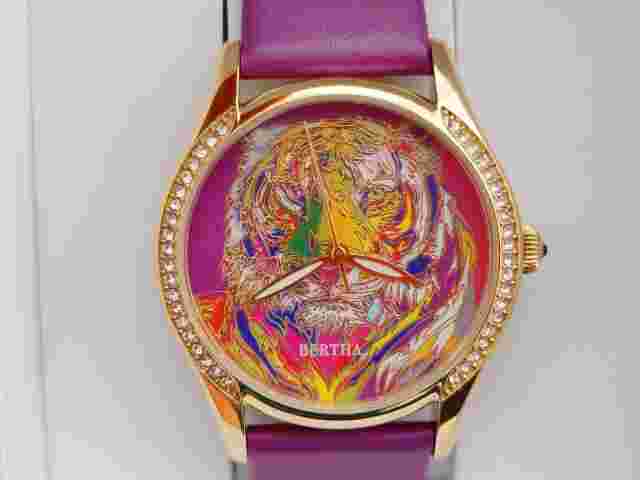 Bertha Watch Tiger Ladies Bertha Watches Crystal Bezel BRAND NEW Retail 420€