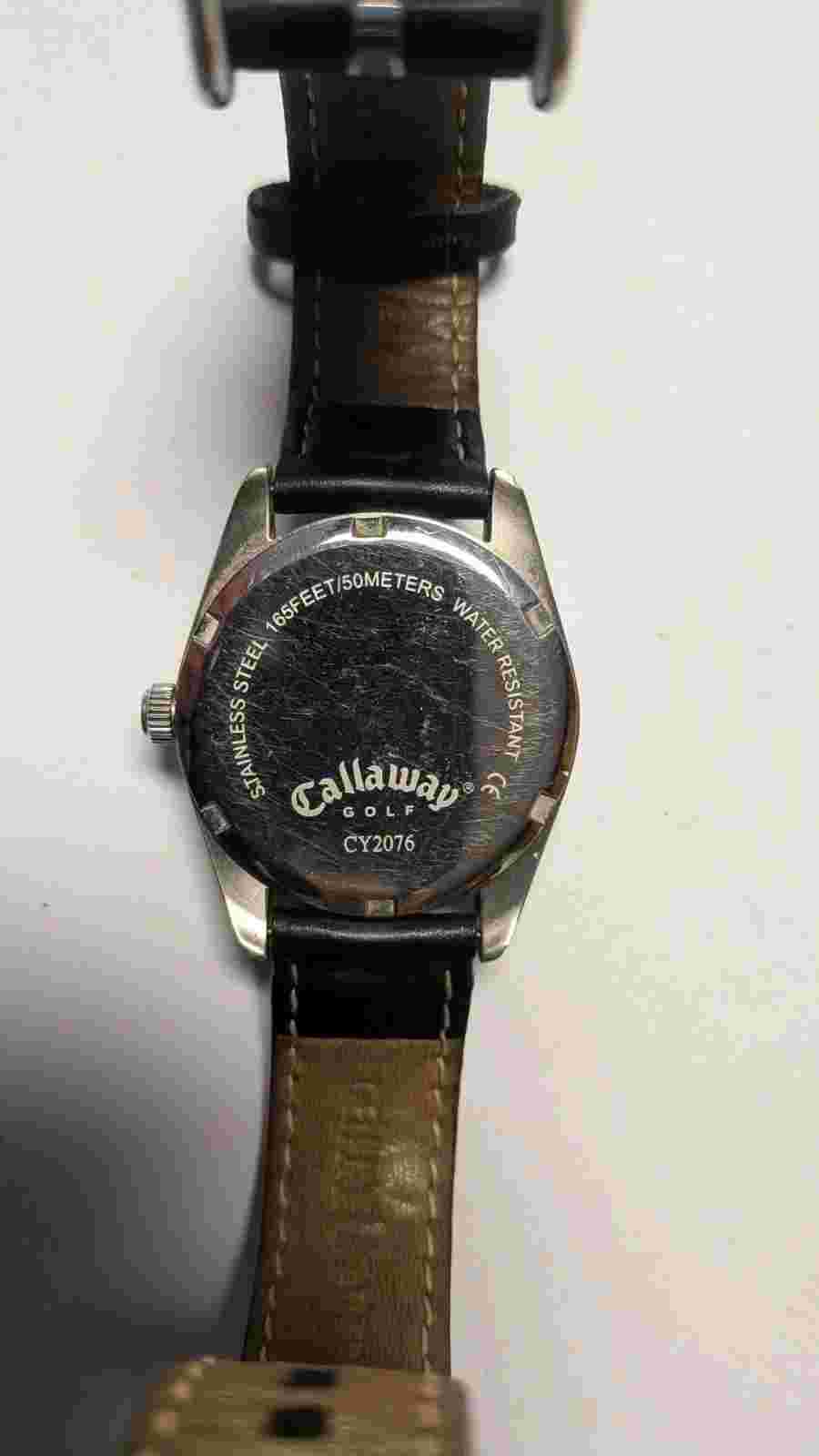 Callaway Golf Watch Womens Three Hand Date Wristwatch CY2076