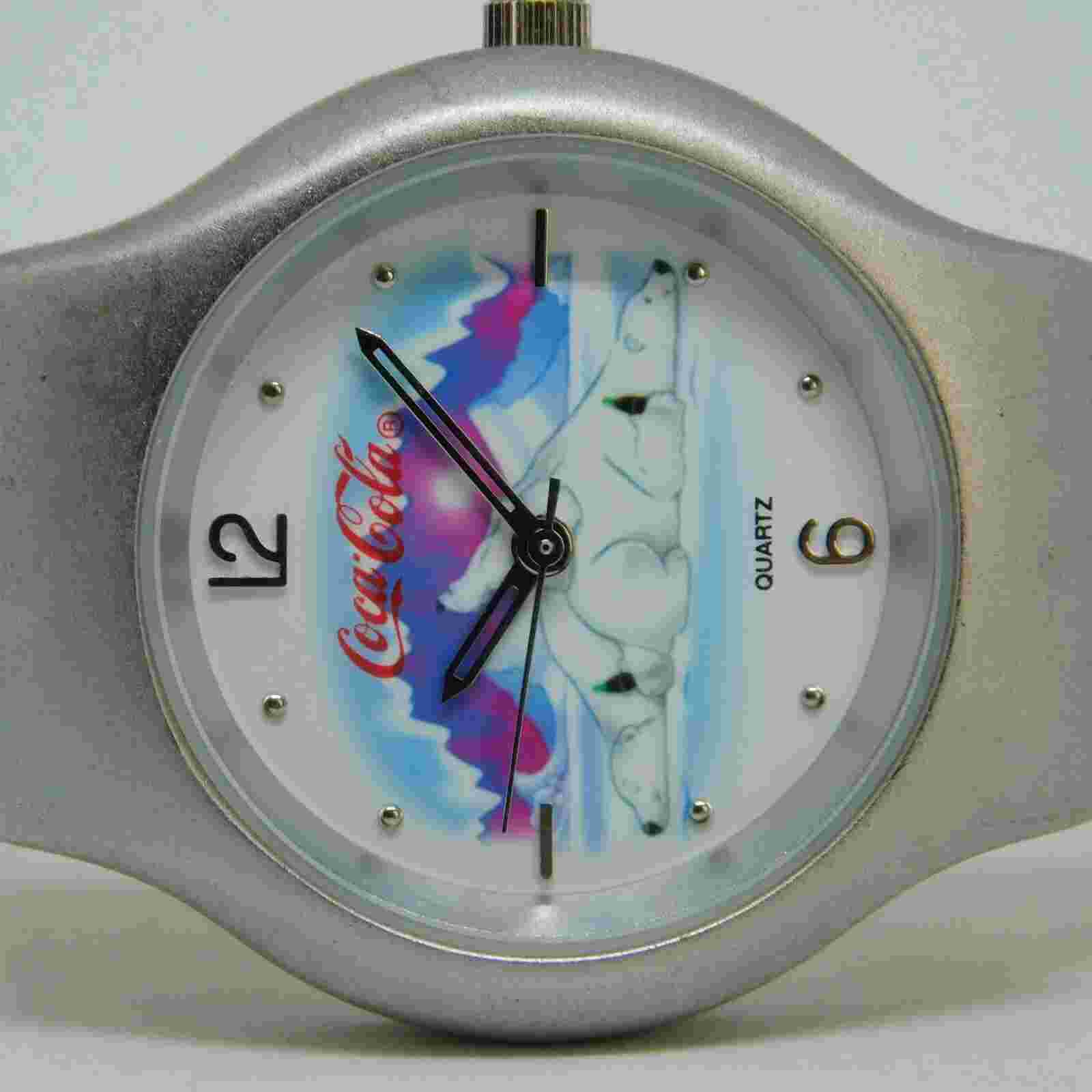 Coca-Cola Company 55406BW Clear Plastic Quartz Analog Women's Watch New Battery