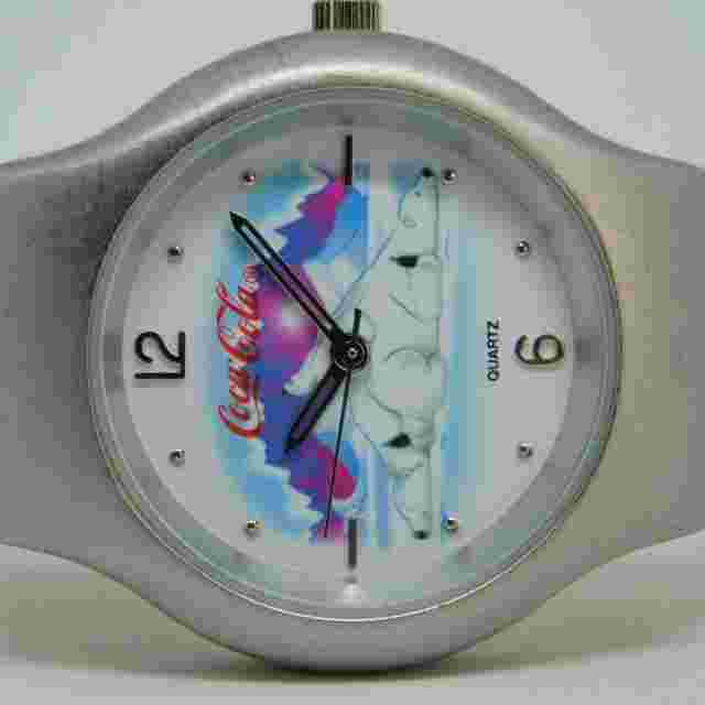 Coca-Cola Company 55406BW Clear Plastic Quartz Analog Women's Watch New Battery