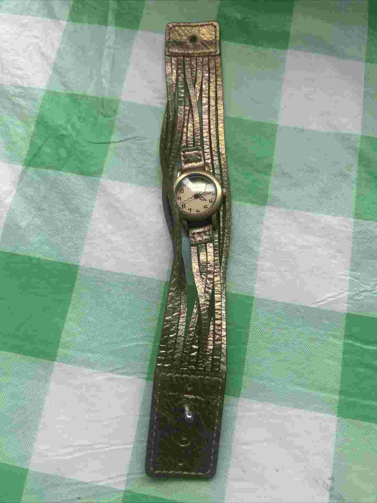TokyoBay Women’s Gold Tone Gaucho Quartz Watch