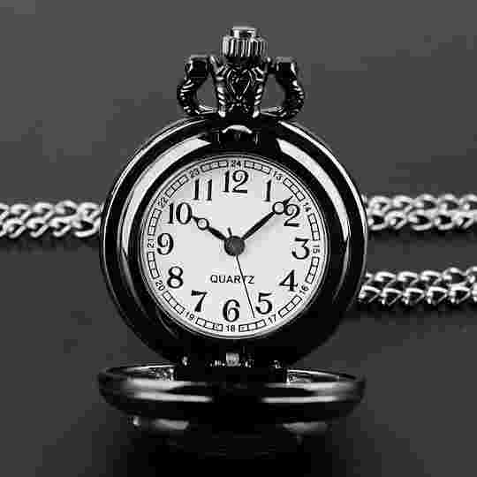 Sonic and friends  Pocket Watch Glass Dome necklace with Black velvet pouch