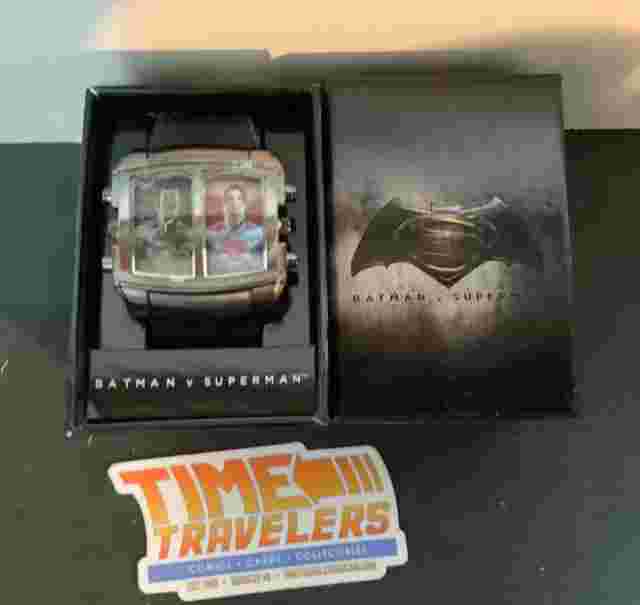 New BATMAN vs SUPERMAN Dawn of Justice Dual Time Men's Analog WATCH