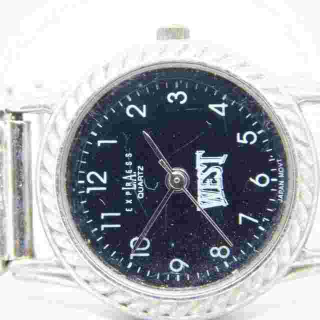 L.A. Express WEST LAX809 Silver Tone Quartz Analog Ladies Watch Sz. 6 1/4"
