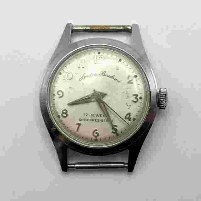 Andre Bouchard Vintage 17 Jewels Mechanical Manual 28mm Watch Runs Fast