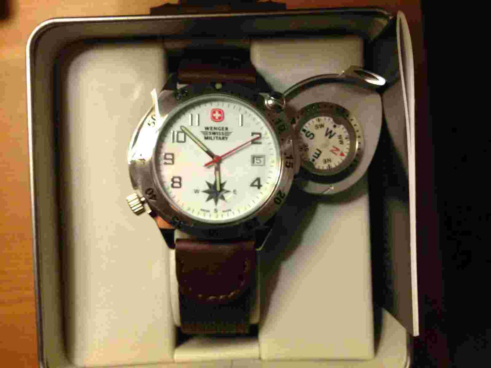 Wenger Swiss Military Swing-out Compass Watch, Last Brand New One In World