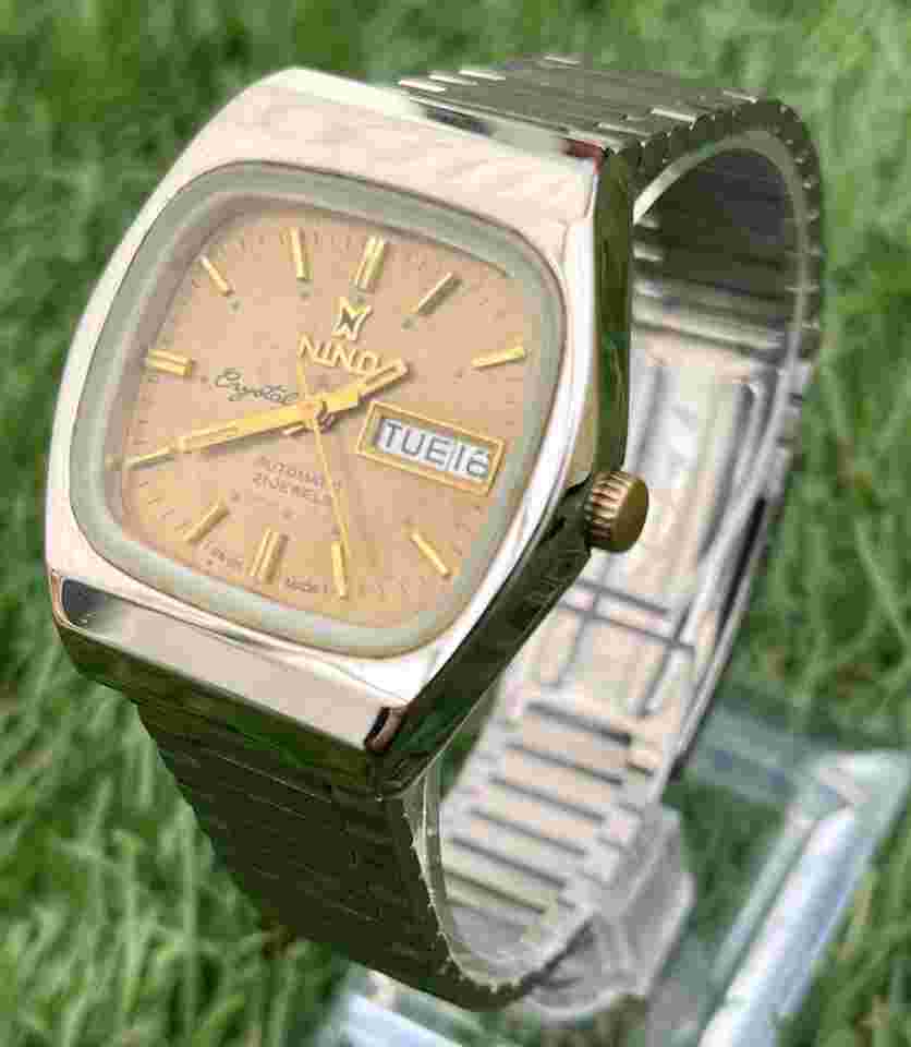 Nino Swiss Made Vintage 21 Jewel Automatic Men's Watch  Working Condition Good