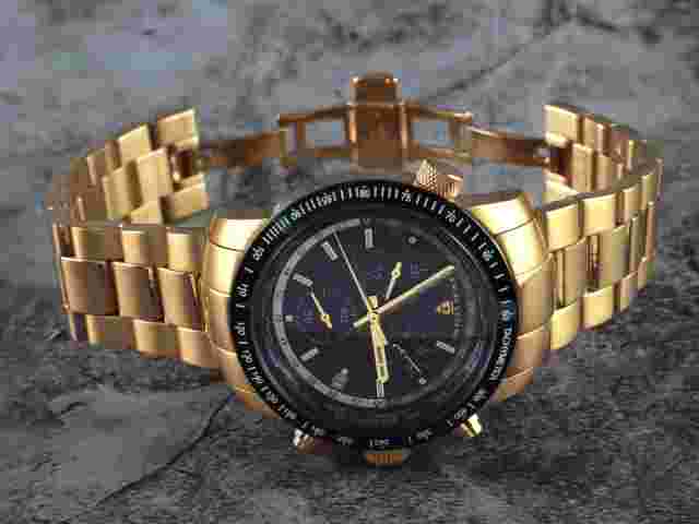Swiss Legend World Timer Black Dial Watch, Chronograph.