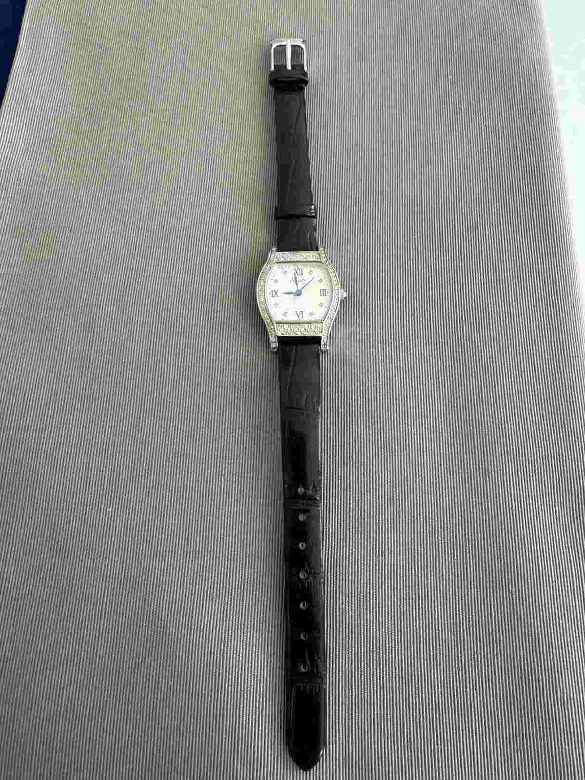 Affinity Diamond Sterling Silver Ladies Wristwatch Watch
