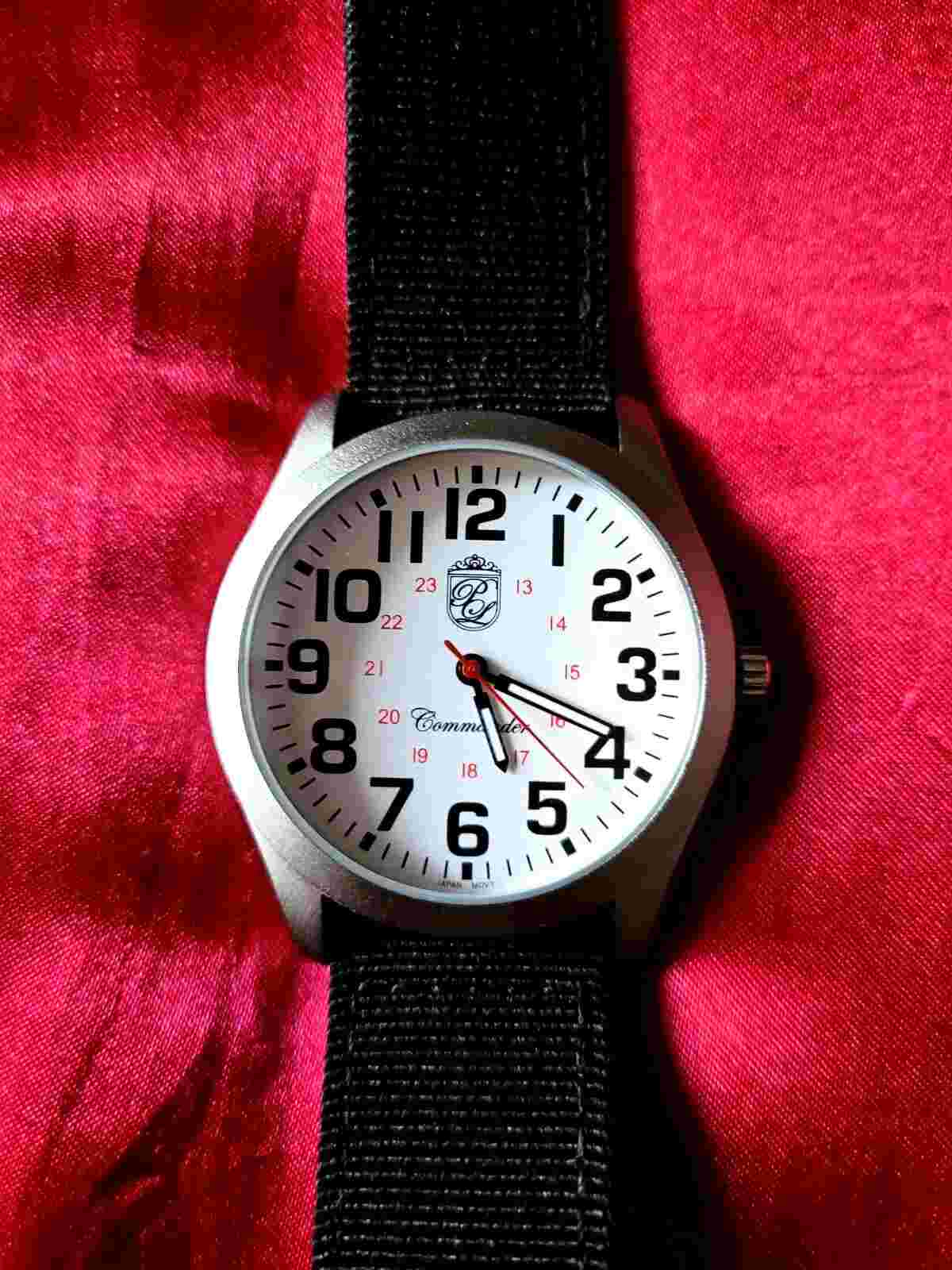 ⚡️Pierre Lucerne Commander WW2 Style Aviator Railroad USMC Trench Watch