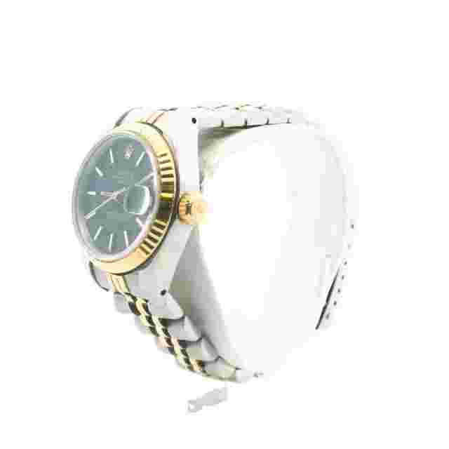 Rolex 69173 Date Just Stainless Steel & 14K Gold Watch