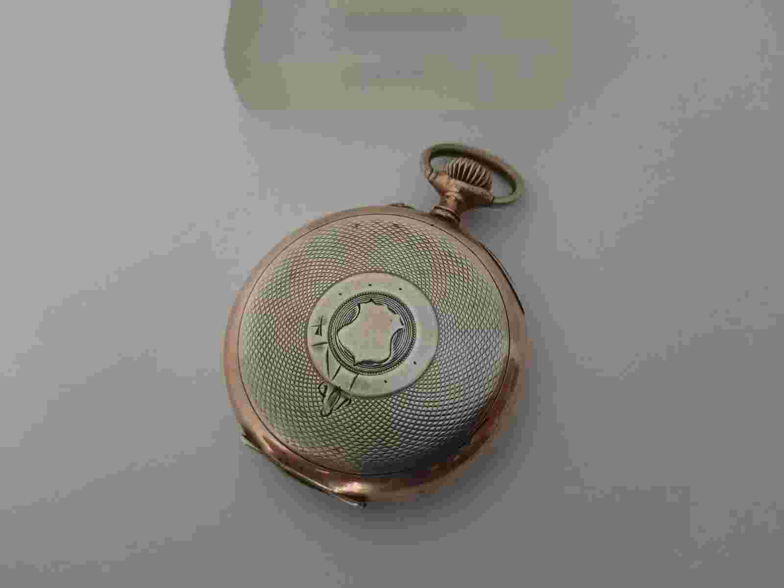 UNION HORLOGERE Pocket Solid Silver 0.800 Case - Not Working