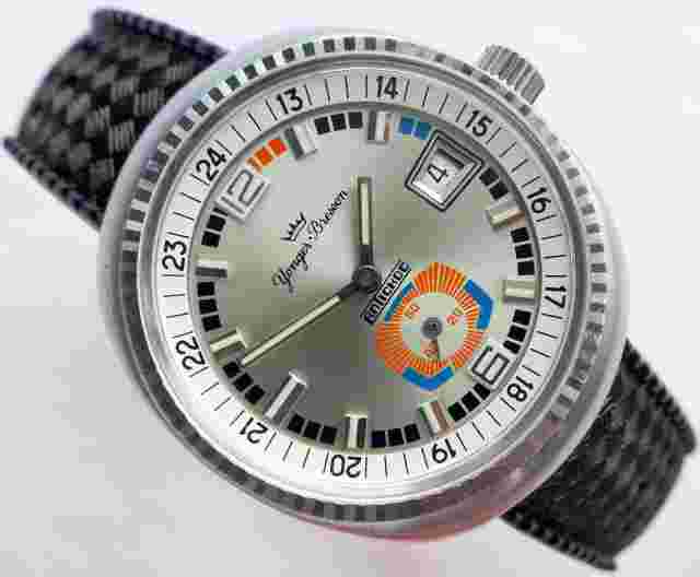 Yonger & Bresson Vintage Diver Racing Military Design Mechanical Winding Watch