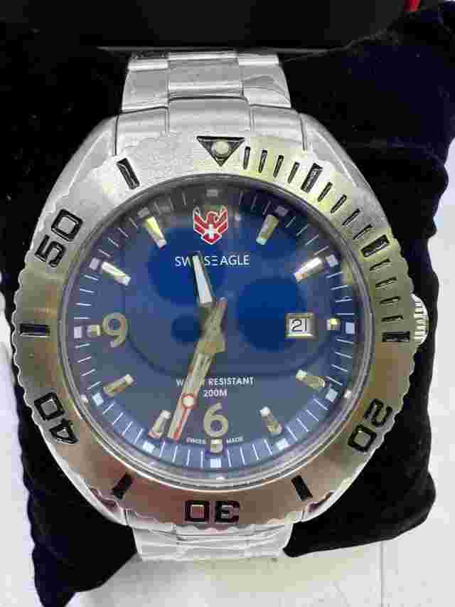 Gents Swiss Eagle BNIB Divers Sports Watch - 200m