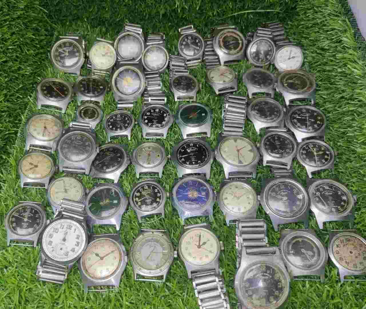 Lot of 47 Pcs vintage West End Watch Co 1950's Watches For Repair