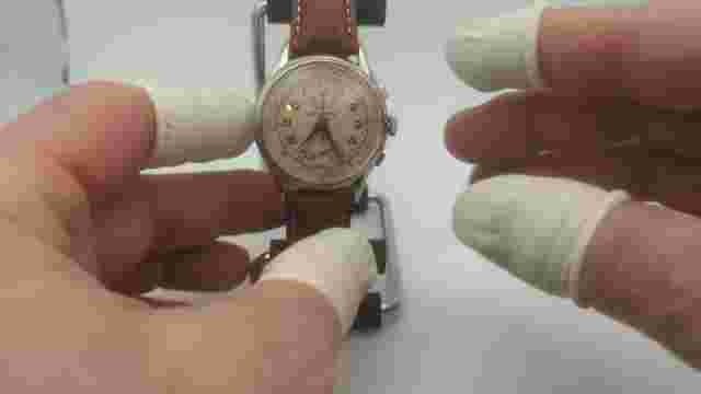 Vintage Leonidas Valjoux 77 chronograph