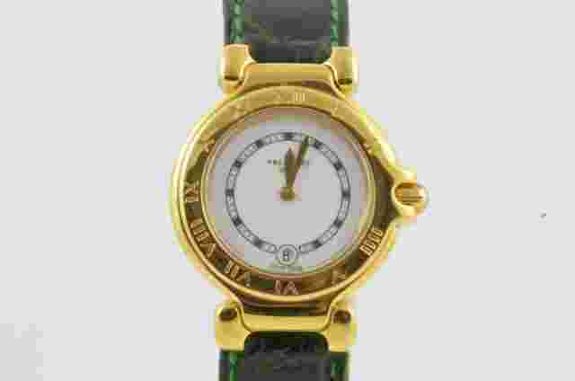 Tabbah Premiere Women's Watch Quartz 0 31/32in Steel Plated with Leather Band