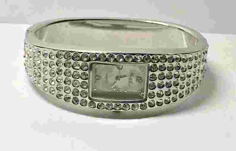 Park Lane "DREAM" WATCH - Silver w/ Swarovski Crystals - Orig.$205 - RARE!