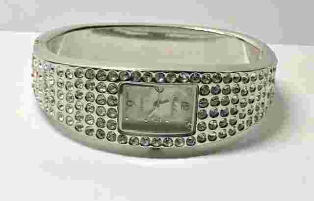 Park Lane "DREAM" WATCH - Silver w/ Swarovski Crystals - Orig.$205 - RARE!