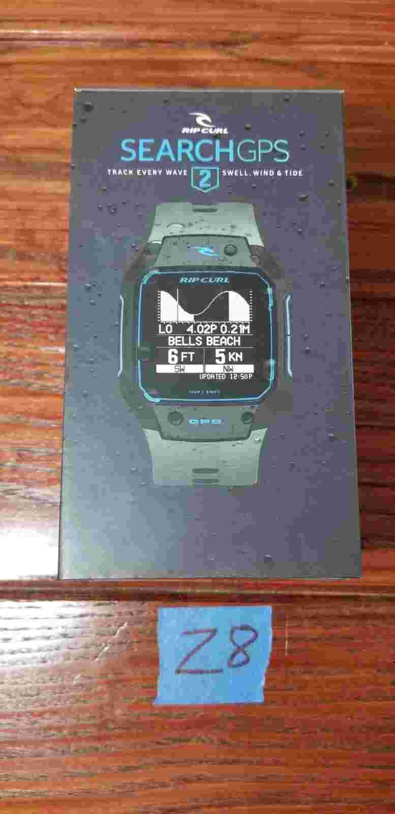Rip Curl Search GPS 2 Tide Watch - Grey 0080 - New A1144 Surf Watch