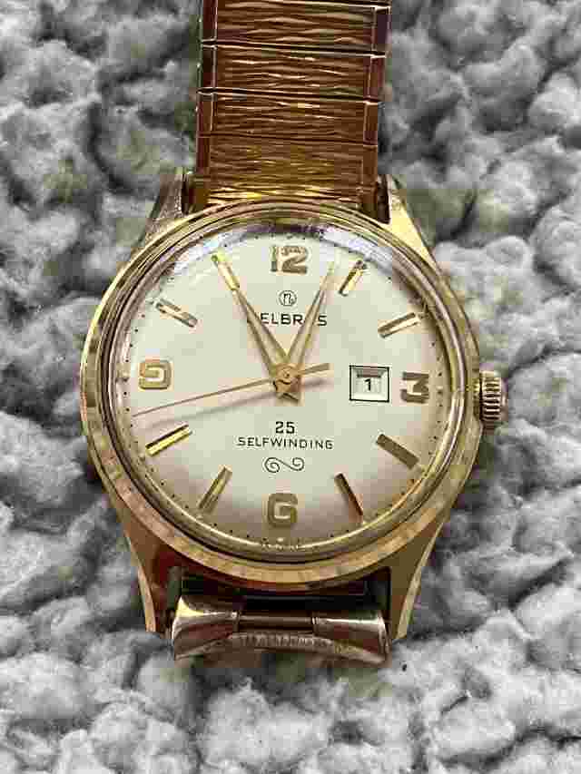 Vintage HELBROS Classic watch, Unisex, Automatic, EXCELLENT Condition! MINTY!