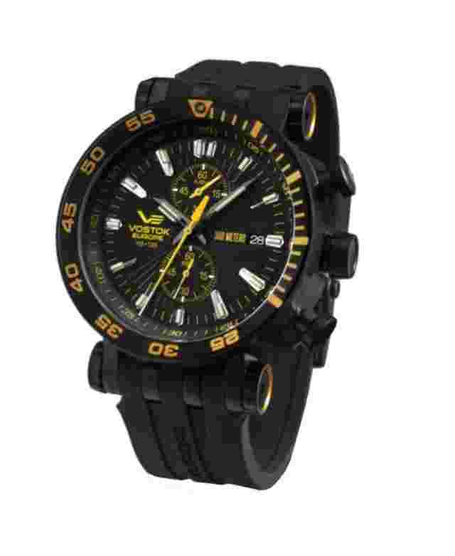 Vostok-Europe ENERGIA 2 Mens Chrono Watch VK61-575C589