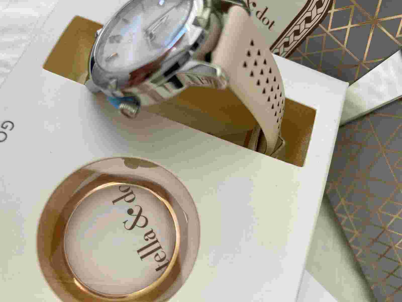Watch Stella&Dot Interchangeable Beige Watch New In Box
