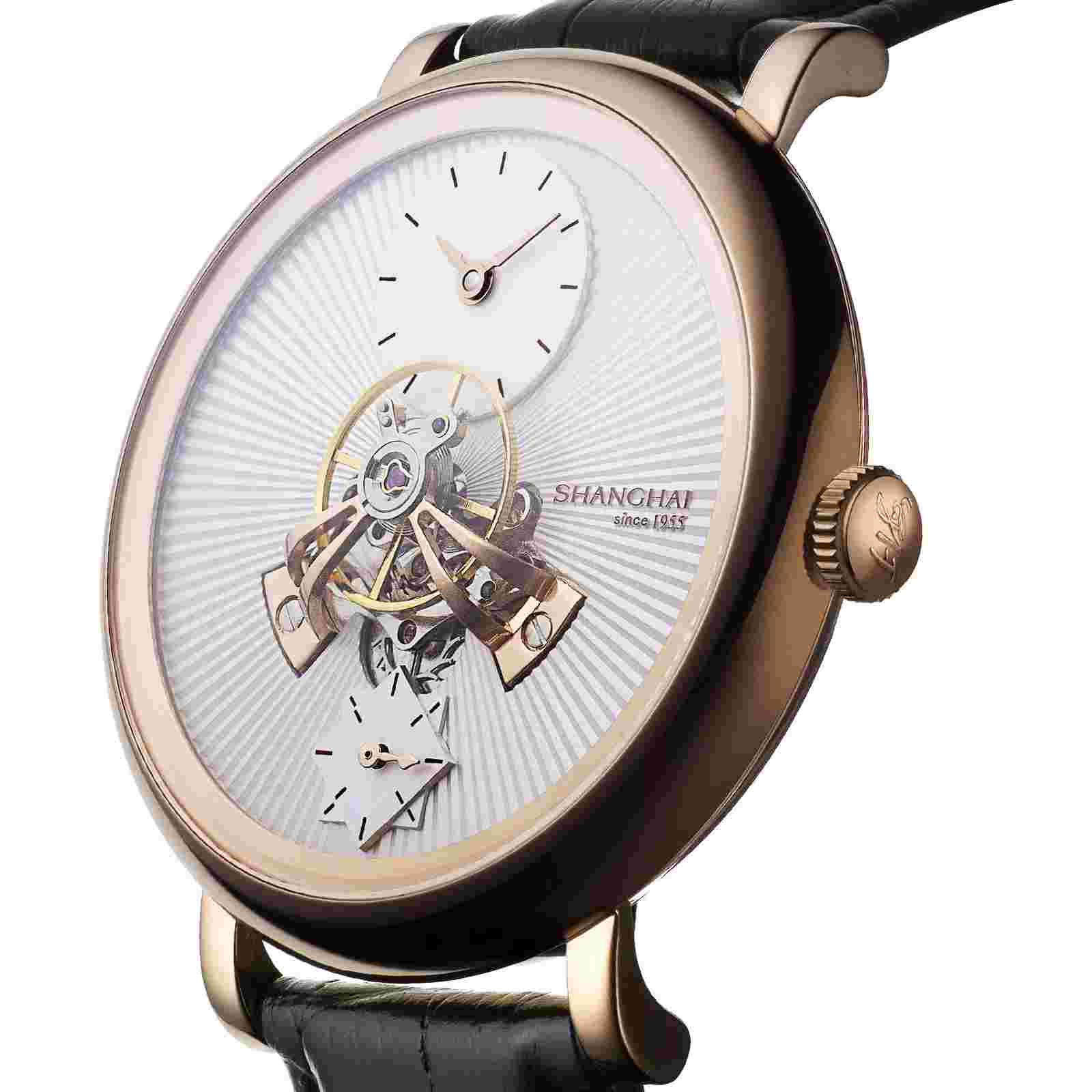 QIONGJING Shanghai Mechanical, Self-winding Mens Watche, 22MT-D-F028-WHBK-RS.