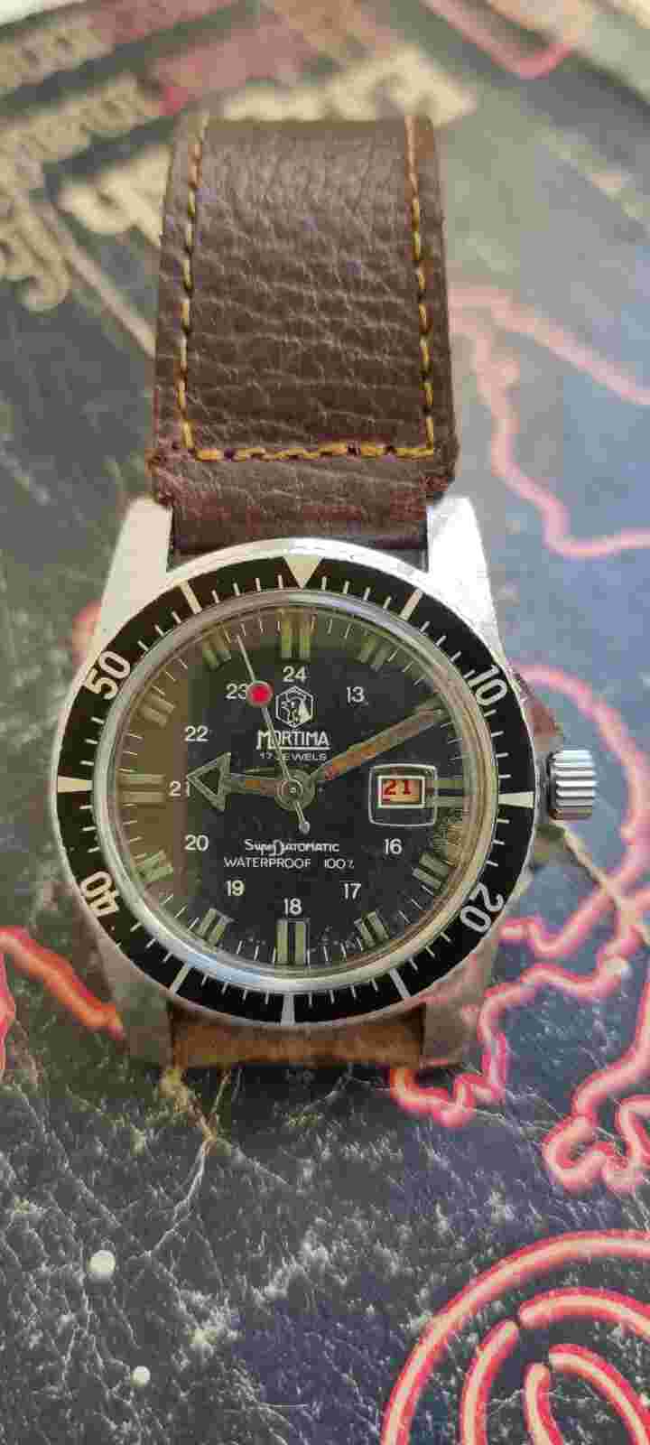 MORTIMA SuperDatomatic ‘French Diver’ Watch