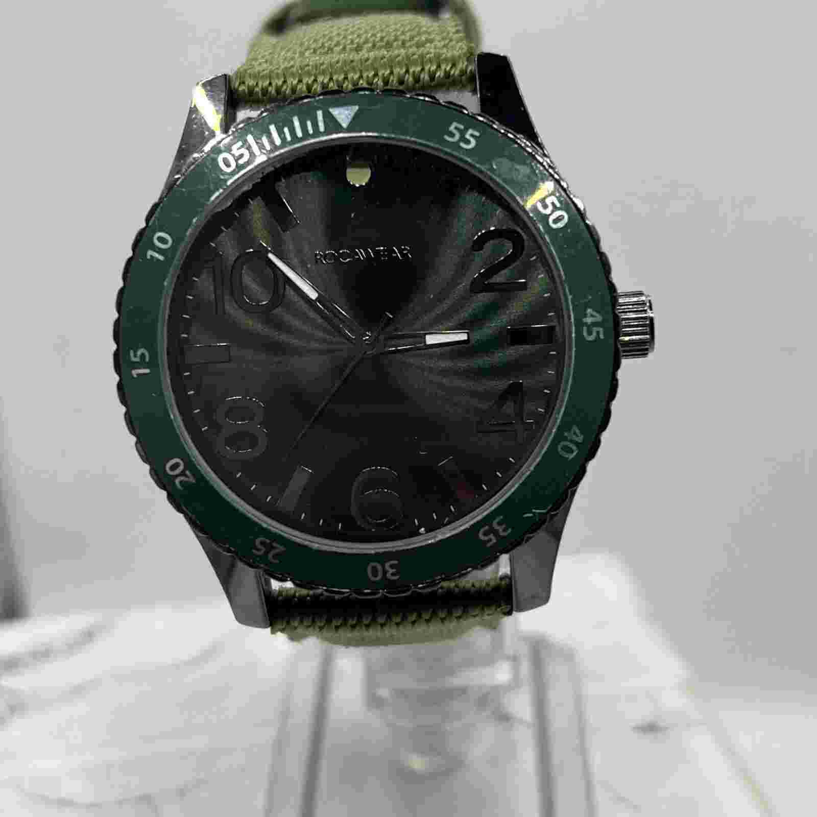 Rocawear RM5188 Green Strap Green Dial & Bezel Men's Watch