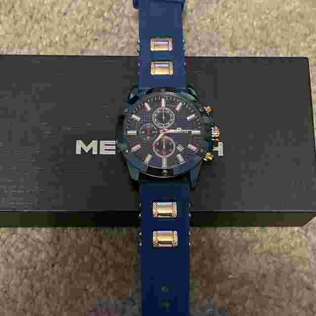 Megalith Mens Chronograph Waterproof Sports Designer Large Face