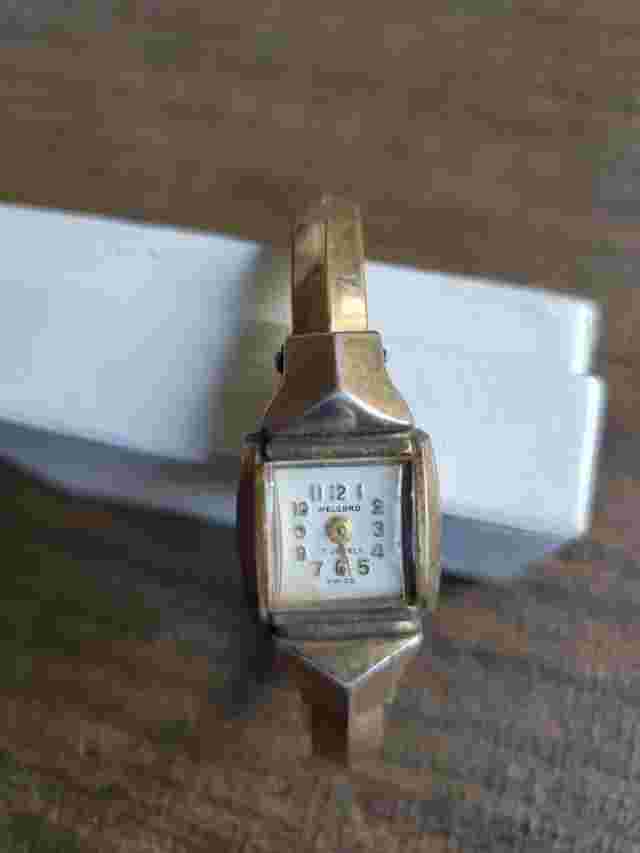 Vtg Welsbro 17 Jewels Swiss Manual Wind Wristwatch AS IS Dorsons 1/20 12K GF Top