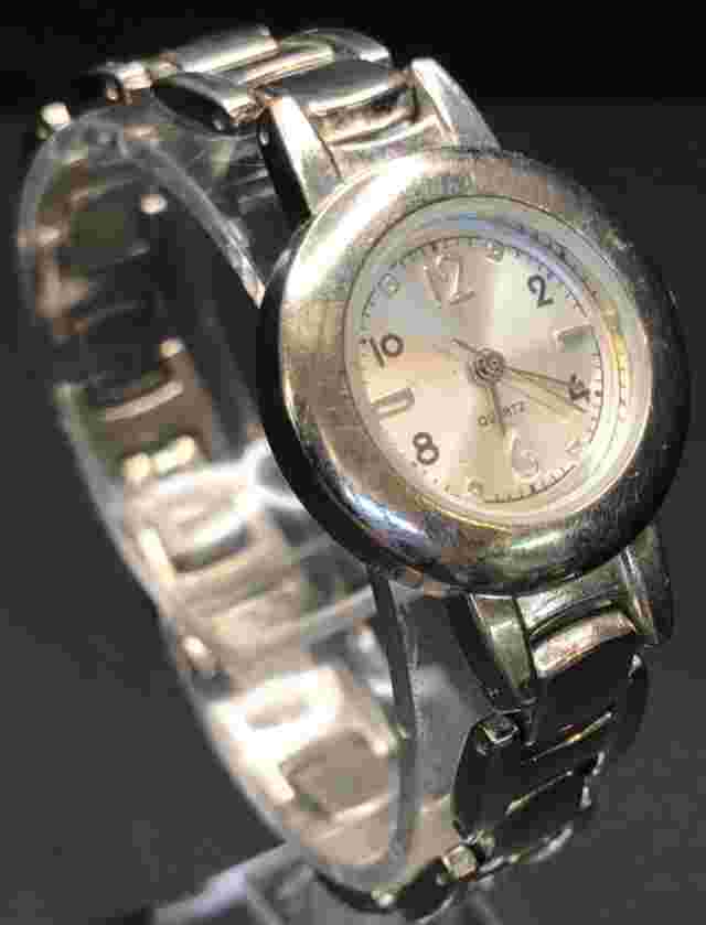 Vintage Women's Accutime Analog Watch - Untested May Need Battery/Repair