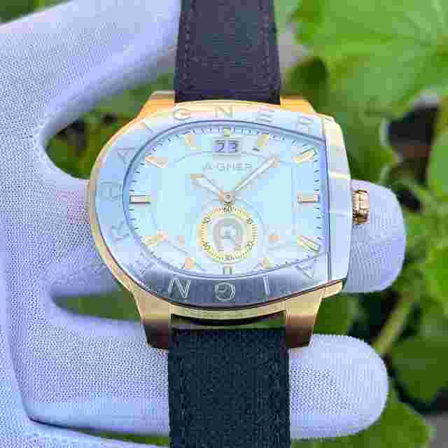 Aigner Grosseto Opulent Eclipse Dial Side Seconds Swiss Men Quartz Watch A15100