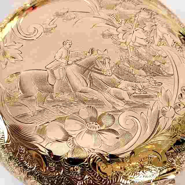 M1 MAGNIFICENT 1888 AWESOME 14K SOLID GOLD 18s ELGIN MASSIVE HUNTING CASE!