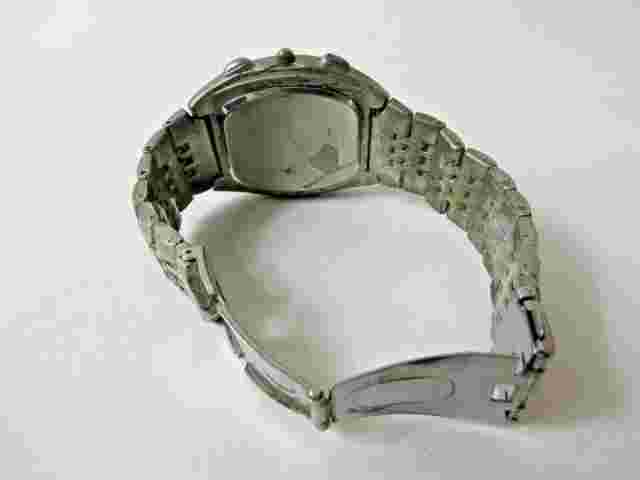 Mens Paul jardin Chrono Watch Stainless Band Butterfly New Battery on 3/25/21
