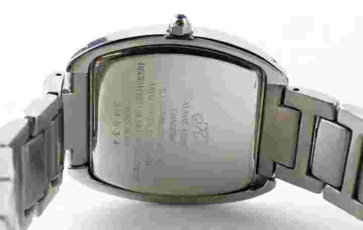 Klaus Kobec Charisma Stainless Steel Watch Unisex 18 Diamonds Sapphire Crystal