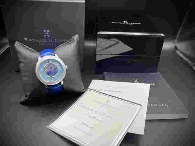 Bernhard H. Mayer Estelle Mother Of Pearl Diamond Dial Unisex Watch 37mm + Box