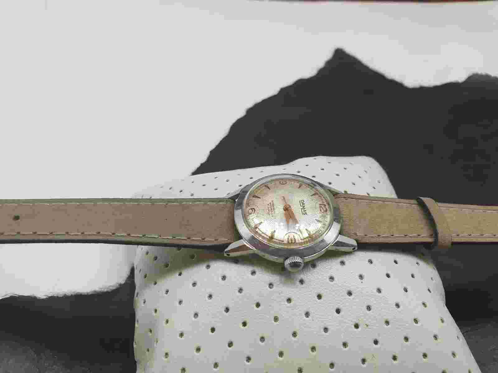 DAMAS SWISS MADE MENs WATCH 21 JEWELS Stainless Steel