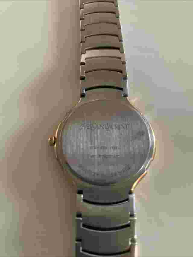 Yves Saint Laurent Stainless Steel - Gold Wrist Watch for Men