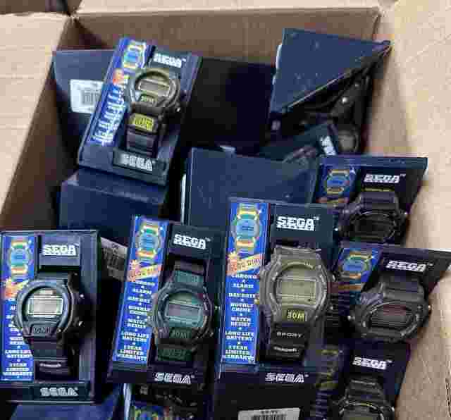 Sega Watches Sports Digital 30 All New Old Stock Boxed Different Styles Vintage