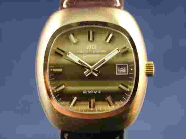 Jaquet Girard Airvac 6000 Automatic Watch 1970s Tissot Cal 784-2, NOS Vintage