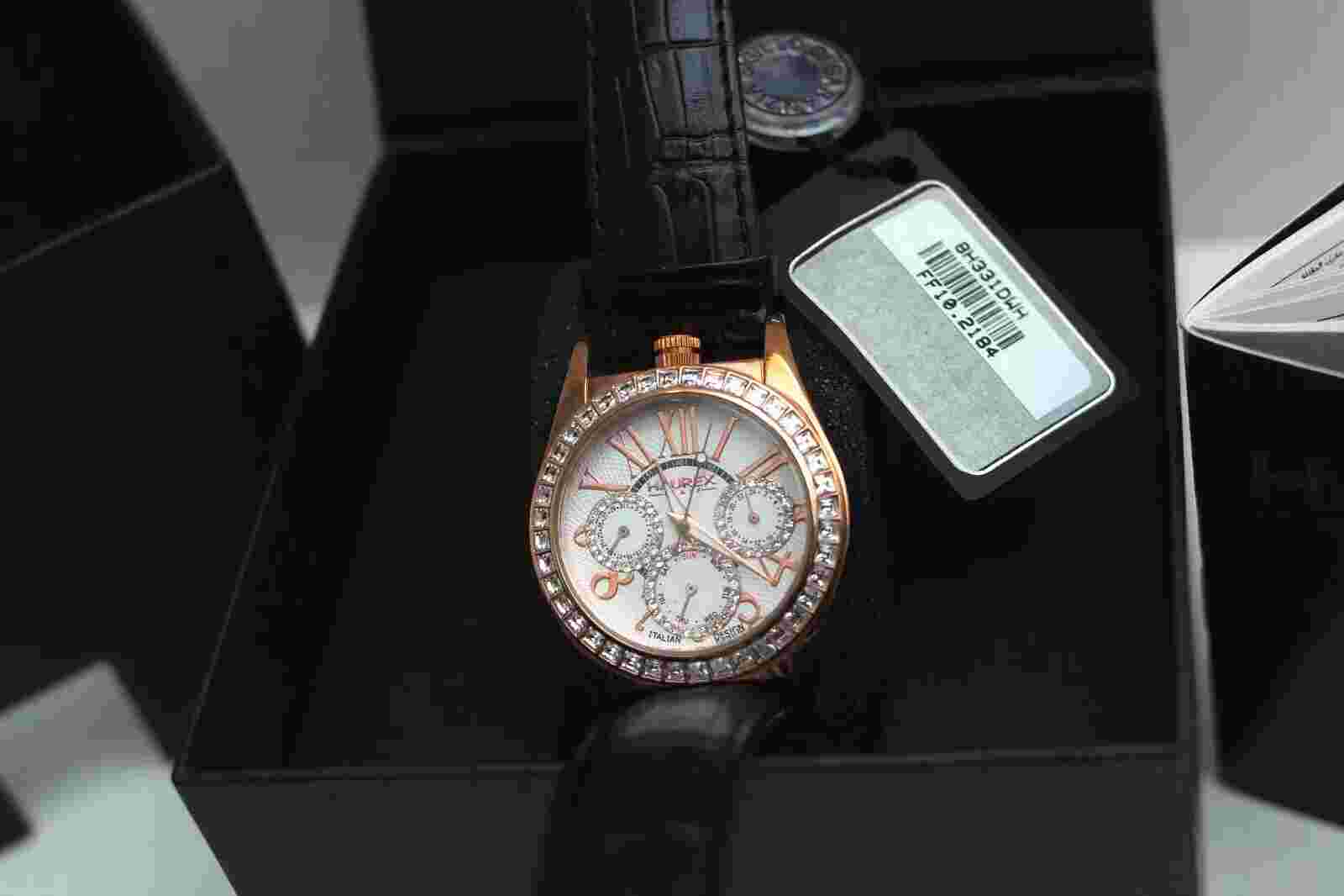 Haurex Italy Women's 8H331DWH Promise White Dial Watch