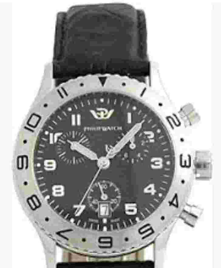 Philip Watch Admiral 8271981025 Quartz Analogue Chronograph Steel Steel