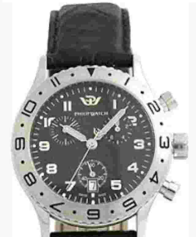 Philip Watch Admiral 8271981025 Quartz Analogue Chronograph Steel Steel