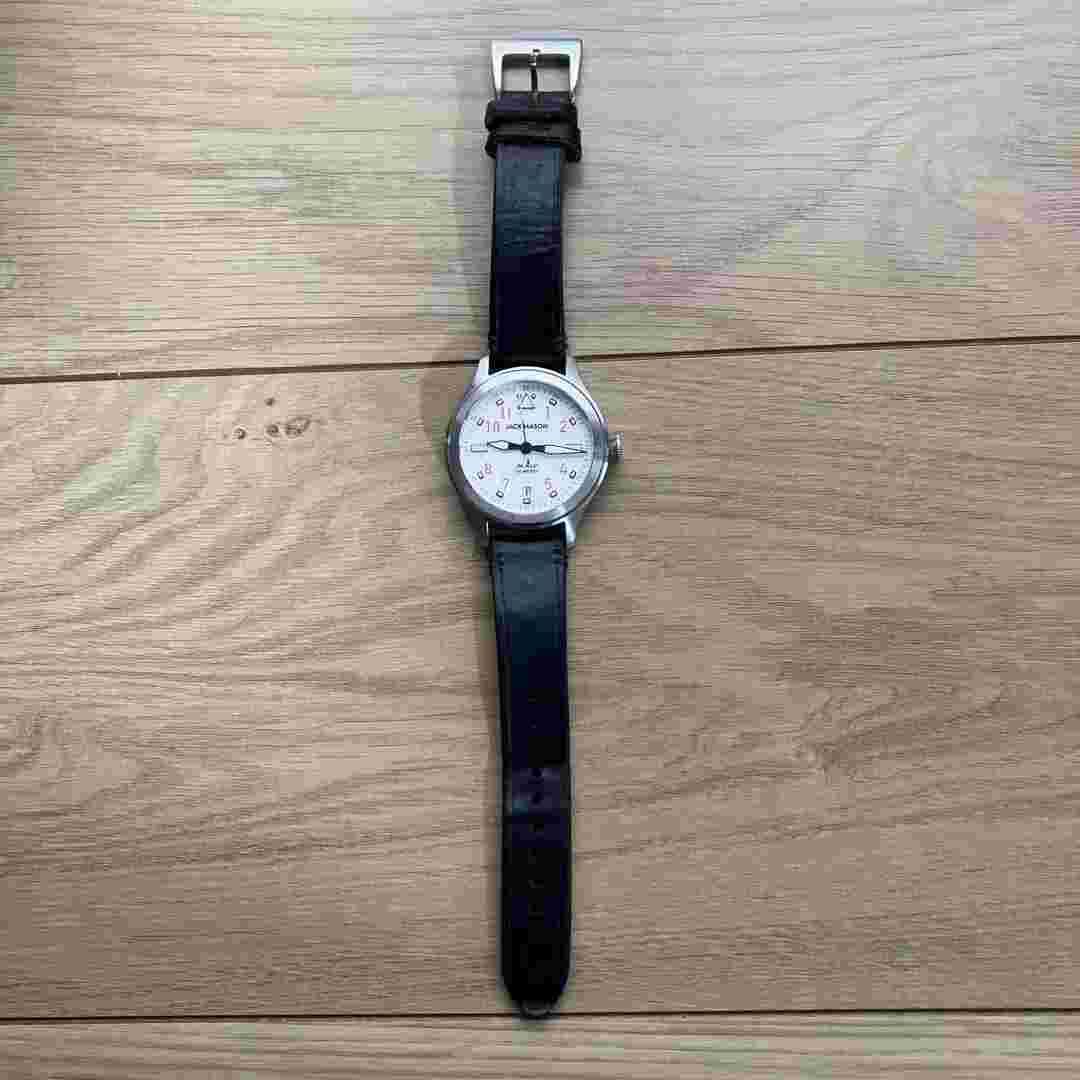 JACK MASON JM-A401-005 Wristwatch 100m water resistant battery replaced