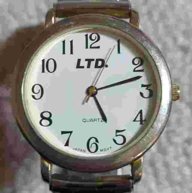 LTD. Base Metal Bezel Stainless Steel Caseback Japan Movement Hadley-Roma Watch