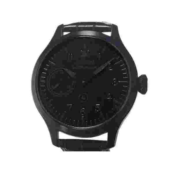 AZIMUTH Militare Black Night AL1BNPC Manual Winding Black Dial SS Men's Watch