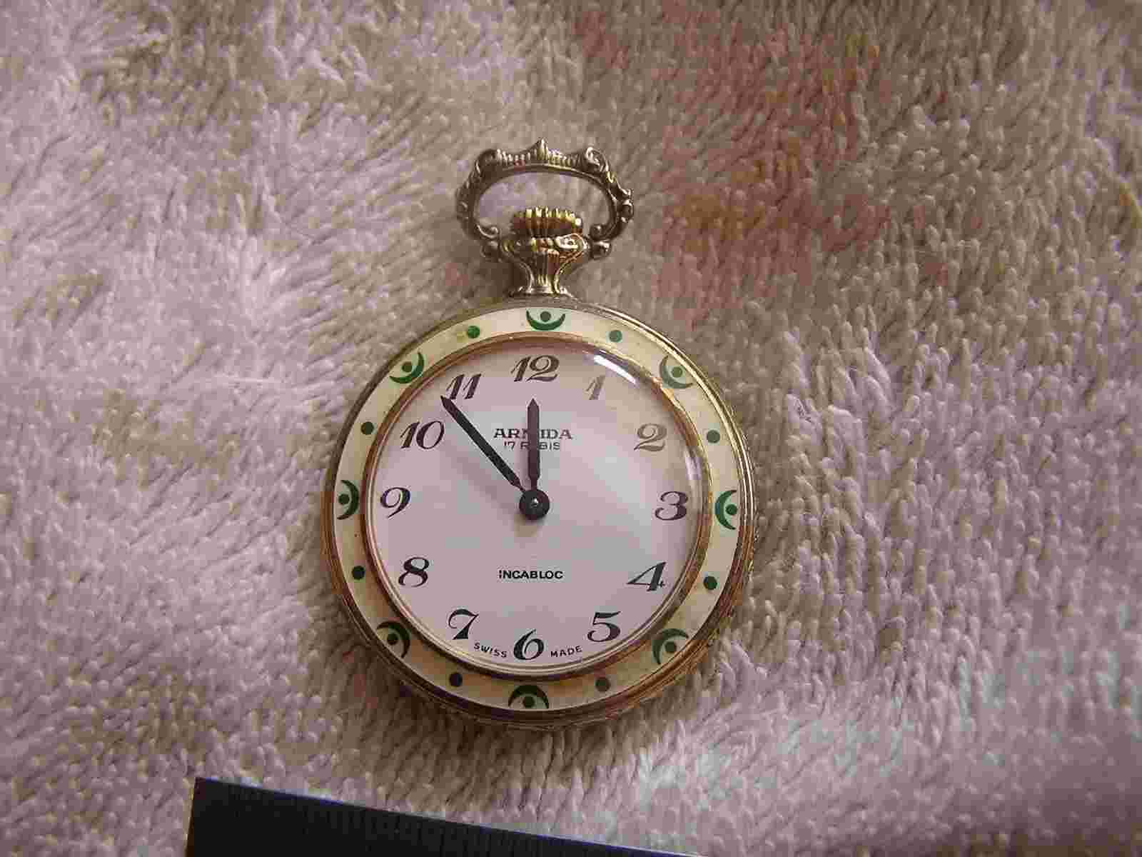 Vintage Armida Incabloc Pocket Watch