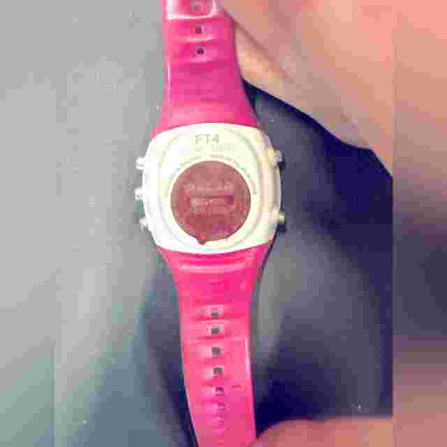 Polar FT4 Digital Watch Women Heart Rate Monitor White Pink New Battery